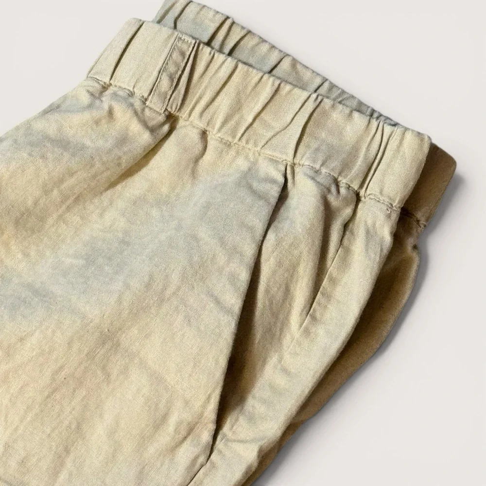 Quince Organic Linen Wide Leg Pants Beige L Coastal Grandma Minimalist
